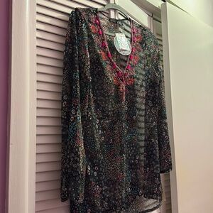 NWT floral tunic